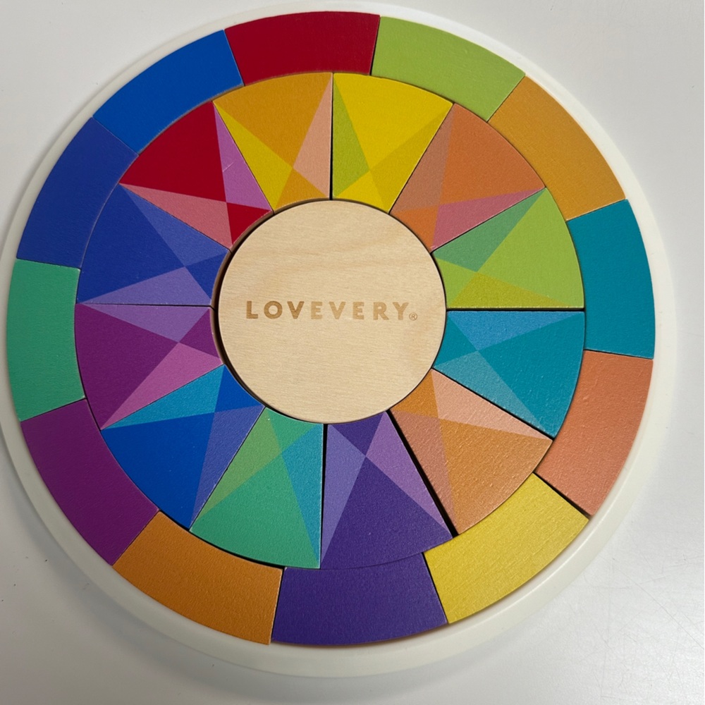 Lovevery Color Theory Rainbow Wheel Puzzle